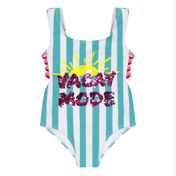 Andy & Evan Other - 🏖☀️💗NWT Andy & Even VACAY MODE sparkly swimsuit one piece 💗☀️🏖